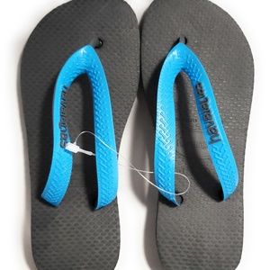 NWOT Havaianas Top Mix Kids Flip Flops Black/Blue